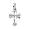 Brass Micro Pave Cubic Zirconia Pendants KK-U056-32P-1