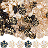 150Pcs 3 Styles Transparent Resin Pearl Beads RESI-PA0001-02B-1