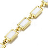 Electroplated Alloy Link Bracelets BJEW-T012-004-RS-5