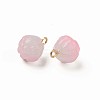 Two Tone Spray Painted Glass Pendants GLAA-Q092-05C-4