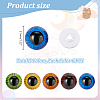 30Pcs 5 Colors Craft Plastic Doll Eyes DOLL-PH0001-49-2