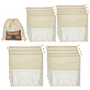 14Pcs 4 Styles Square Cloth Packing Pouches for Shoes ABAG-PH0001-60B-1