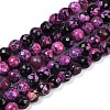 Natural Fire Crackle Agate Beads Strands G-C082-A01-41-2