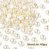 100Pcs ABS Plastic Imitation Pearl Beads OACR-YW0002-46B-1