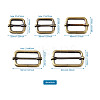 Iron Adjuster Slides Buckles IFIN-TA0001-41AB-17