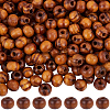 200Pcs Round Natural Wood Beads WOOD-GF0002-30A-1