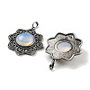 Opalite & Brass Pendants G-K338-09AS-04-2