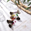 Moon Iron Bell Pendant Decoration HJEW-TA00379-1