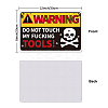 UV Protected & Waterproof Aluminum Warning Signs AJEW-WH0111-K17-2