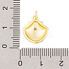 Rack Plating Brass Enamel Pendants KK-P269-09G-05-3