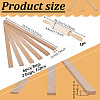 12Pcs MDF Clay Roller Tool DIY-UN0007-45-3