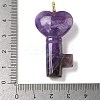 Natural Amethyst Pendants G-C274-05G-3
