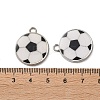 (Defective Closeout Sale: Enamel Yellowing) Eco-Friendly Alloy Enamel Pendants PALLOY-XCP0002-12-4