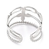 Tarnish Resistant 304 Stainless Steel Finger Rings RJEW-L102-22P-4
