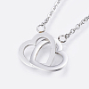 Non-Tarnish 304 Stainless Steel Pendant Necklaces NJEW-H439-07P-1