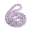 Electroplate Glass Beads Strands EGLA-Q129-01B-2