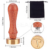 1Pc Golden Tone Brass Stamp Head DIY-CA0006-34T-2