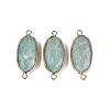 Natural Amazonite Links Connectors X-G-R472-03H-1