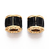 304 Stainless Steel and Glass Charms STAS-T071-04A-G-1
