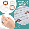 6Pcs 6 Styles Natural & Synthetic Gmestone Finger Rings for Unisex RJEW-BC0001-25-4