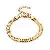 667 Stainless Steel(Grade 201 Equivalent) Chain Bracelets BJEW-P351-01D-G-4