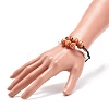 2Pcs 2 Colors Sport Theme Acrylic Beaded Bracelet BJEW-JB08558-03-3