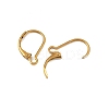 Ion Plating(IP) 304 Stainless Steel Leverback Earring Findings LS-STAS-K233-04G-01A-2