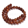 Natural Striped Agate/Banded Agate Beads Strands G-B079-A05-03A-3