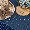 20Pcs 2 Sets 5 Styles Brass Alloy Kilt Pins for Women JEWB-DR00009-4