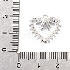 Brass Micro Pave Clear Cubic Zirconia Pendants LS-KK-K371-29A-P-3