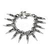 304 Stainless Steel Charm Bracelets BJEW-D385-02AS-4