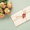 Brass Wax Seal Stamp with Handle AJEW-WH0184-0483-3