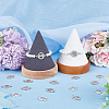 32Pcs 4 Styles Alloy Crystal Rhinestone Connector Charms FIND-SC0007-40-4