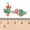 Christmas Theme Opaque Resin Pendants LS-RESI-S08-01H-3