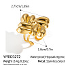 304 Stainless Steel Cuff Rings LJ6925-2-2