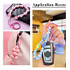 32Pcs 16 Colors Spray Painted Iron Split Key Rings IFIN-TA0001-56-7