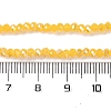 Baking Electroplate Glass Beads Strands DGLA-A039-J2MM-B13-4