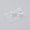 Spiral Hair Pin Coil Alloy Hair Accessories OHAR-WH0019-09-1