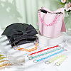 WADORN 6Pcs 6 Colors Acrylic Cable Chain Short Bag Straps FIND-WR0009-21-4