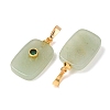 Natural Green Aventurine Pendants G-P628-01G-02-2