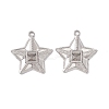 Non-Tarnish 304 Stainless Steel Pendants LS-STAS-K242-12P-1