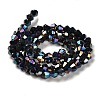Transparent Electroplate Glass Beads Strands LS-GLAA-F029-2mm-A02-2
