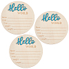Wooden Baby Photo Props WOOD-WH0002-56C-1