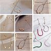 12Pcs 3 Style Adjustable 304 Stainless Steel Bracelet Making MAK-UN0001-32-7