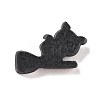 Cat with Besom Opaque Resin Cabochons RESI-F031-03-3
