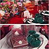 Velvet Jewelry Bags with Drawstring & Plastic Imitation Pearl TP-NB0001-20B-7