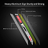 UV Protected & Waterproof Aluminum Warning Signs AJEW-GL0001-01A-06-3