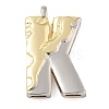 Brass Pendants PALLOY-S036-01G-K-1