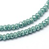 Faceted Rondelle Full Rainbow Plated Electroplate Glass Beads Strands X-EGLA-M004-2mm-A15-2