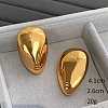 Teardrop Alloy Stud Earrings WG64463-21-1